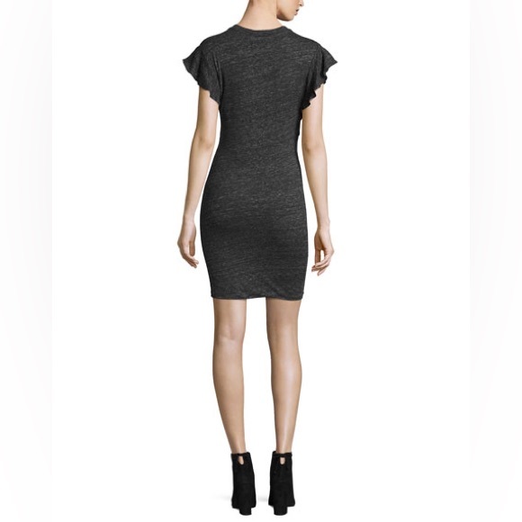 IRO Nanton Cap-Sleeve Fitted Jersey Dress - Picture 4 of 11